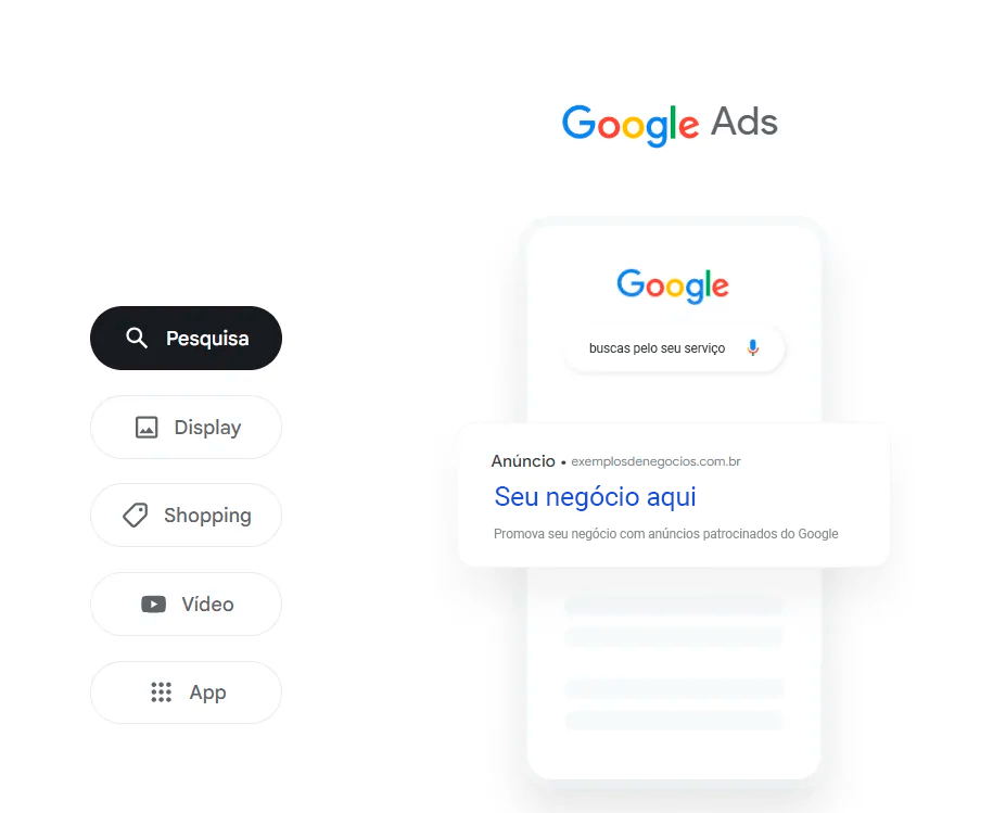 Anuncie no google ads. Gestão de Mídia Paga para Negócios